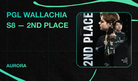 Aurora заняла 2 место на PGL Wallachia 8