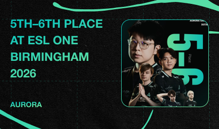 5–6 место на ESL One Birmingham 2026.